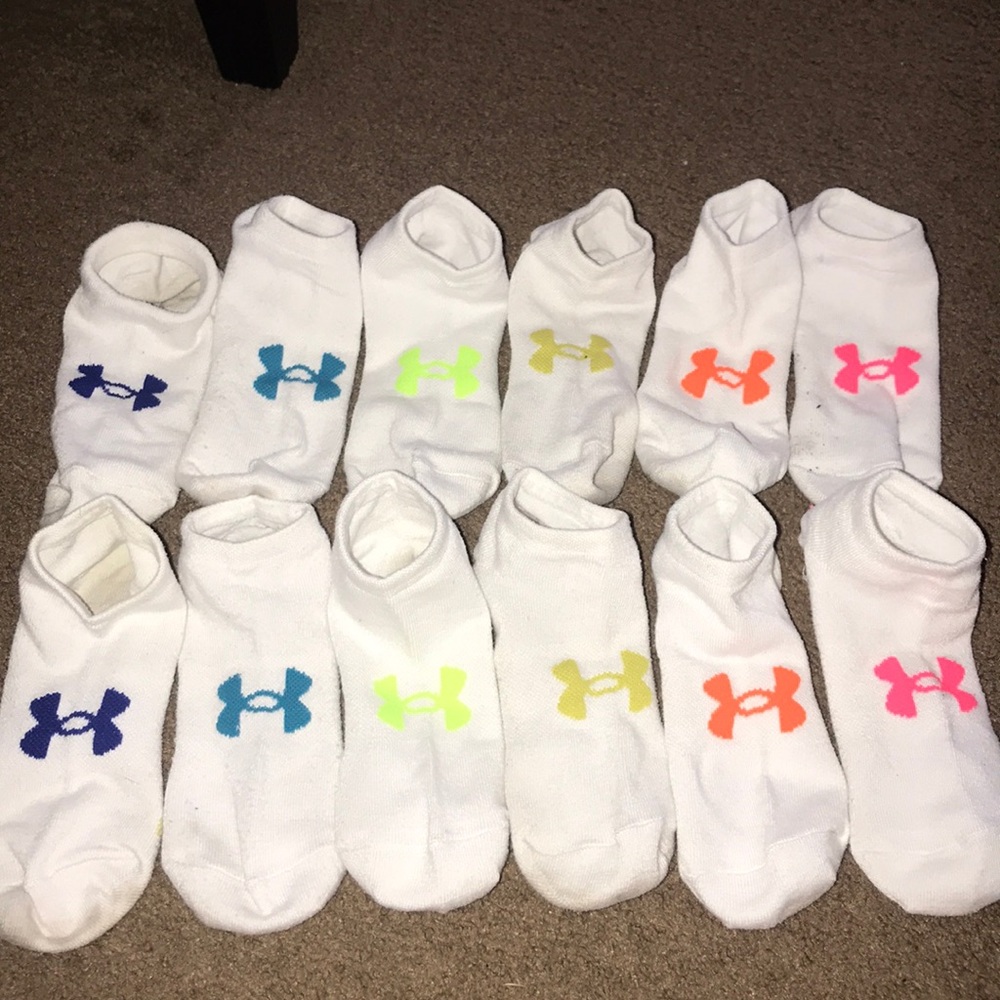 Rainbow pack of Under Armour socks